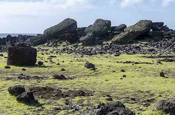 218 - Chile - isla de Rapa Nui o Pascua - Ahu Ura Uranga Te Mahina